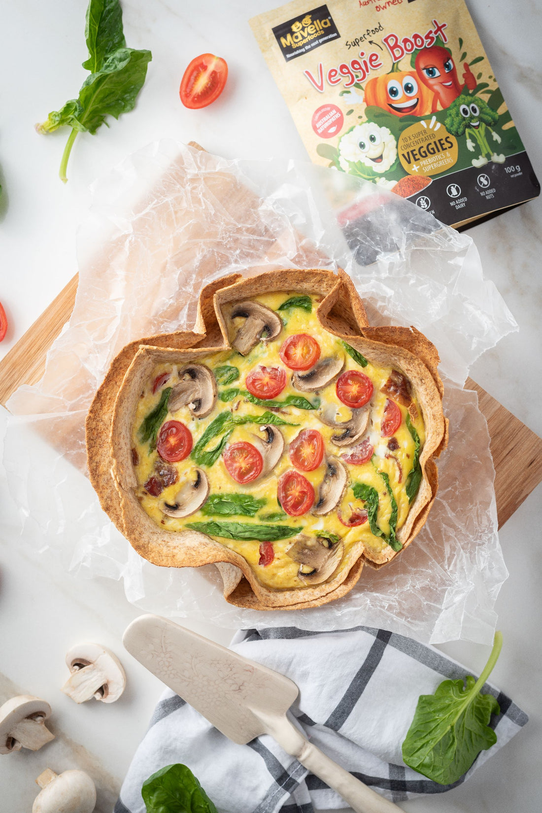 Tortilla Wrap Quiche