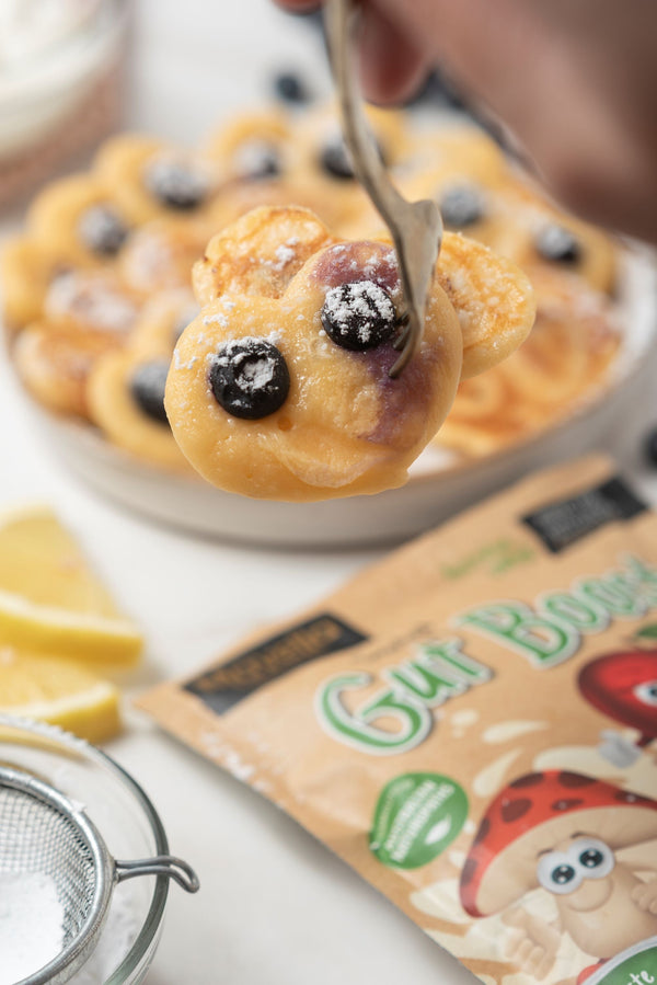 Valentine’s Blueberry Pancakes