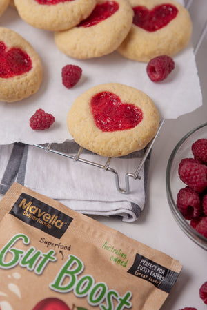 Valentine’s Thumbprint Cookies