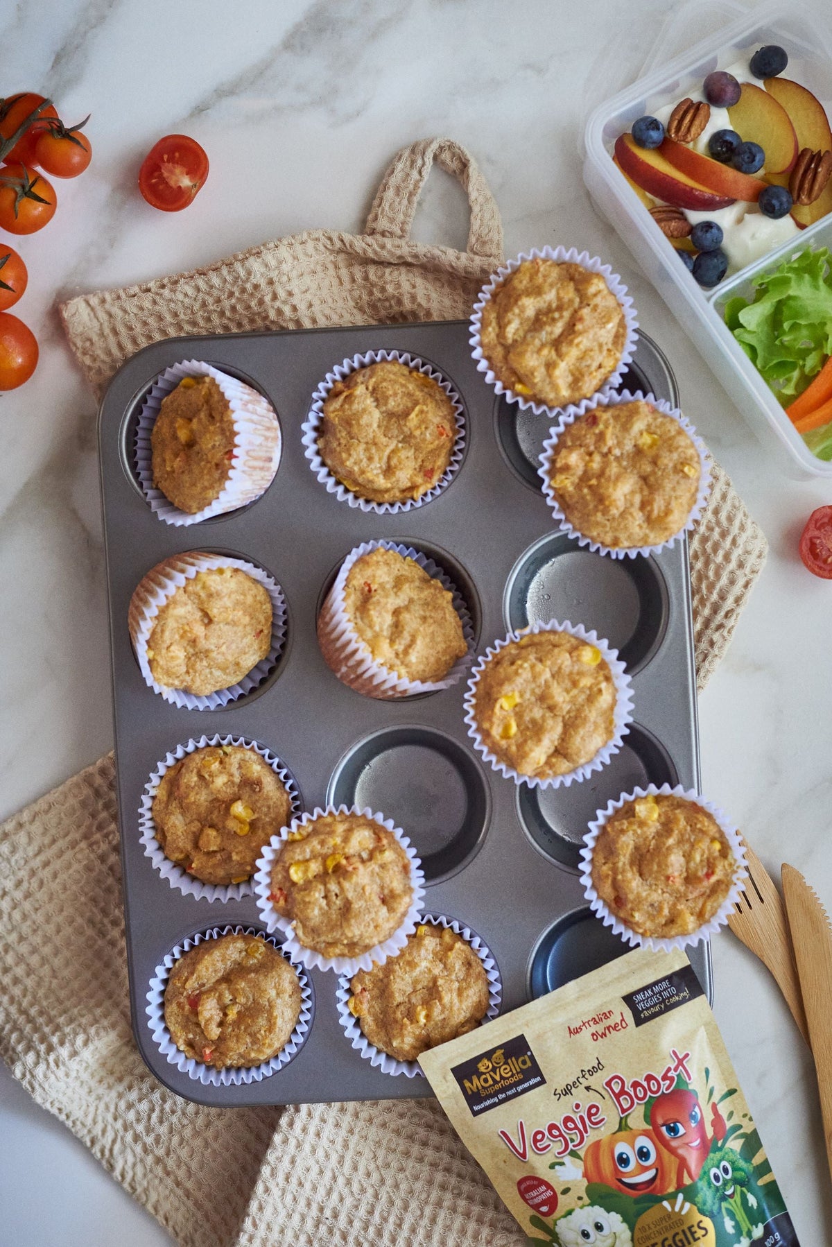 Veggie-Ricotta Muffins