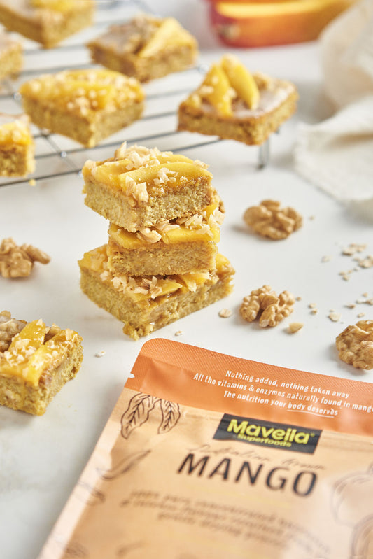 Walnut Mango Baked Oats