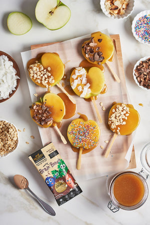 Homemade Caramelised Apple Pops