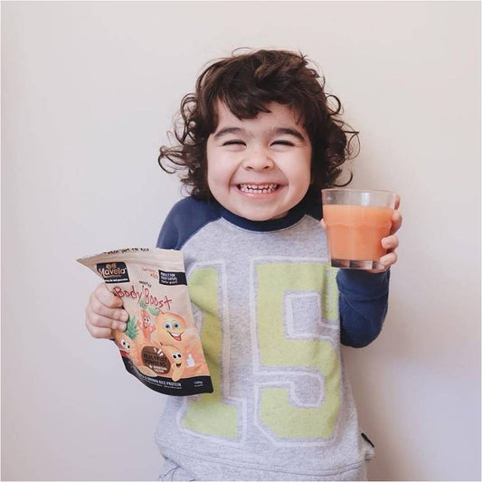 🌱 Organic Pea & Brown Rice Protein: The Power Behind Mavella Kids Superfoods