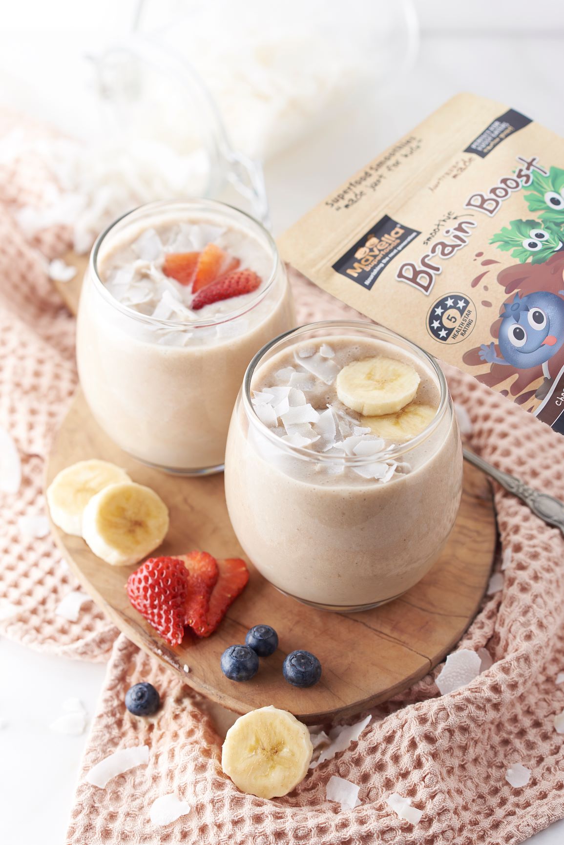 Coconut Banana Brain Boost Smoothie