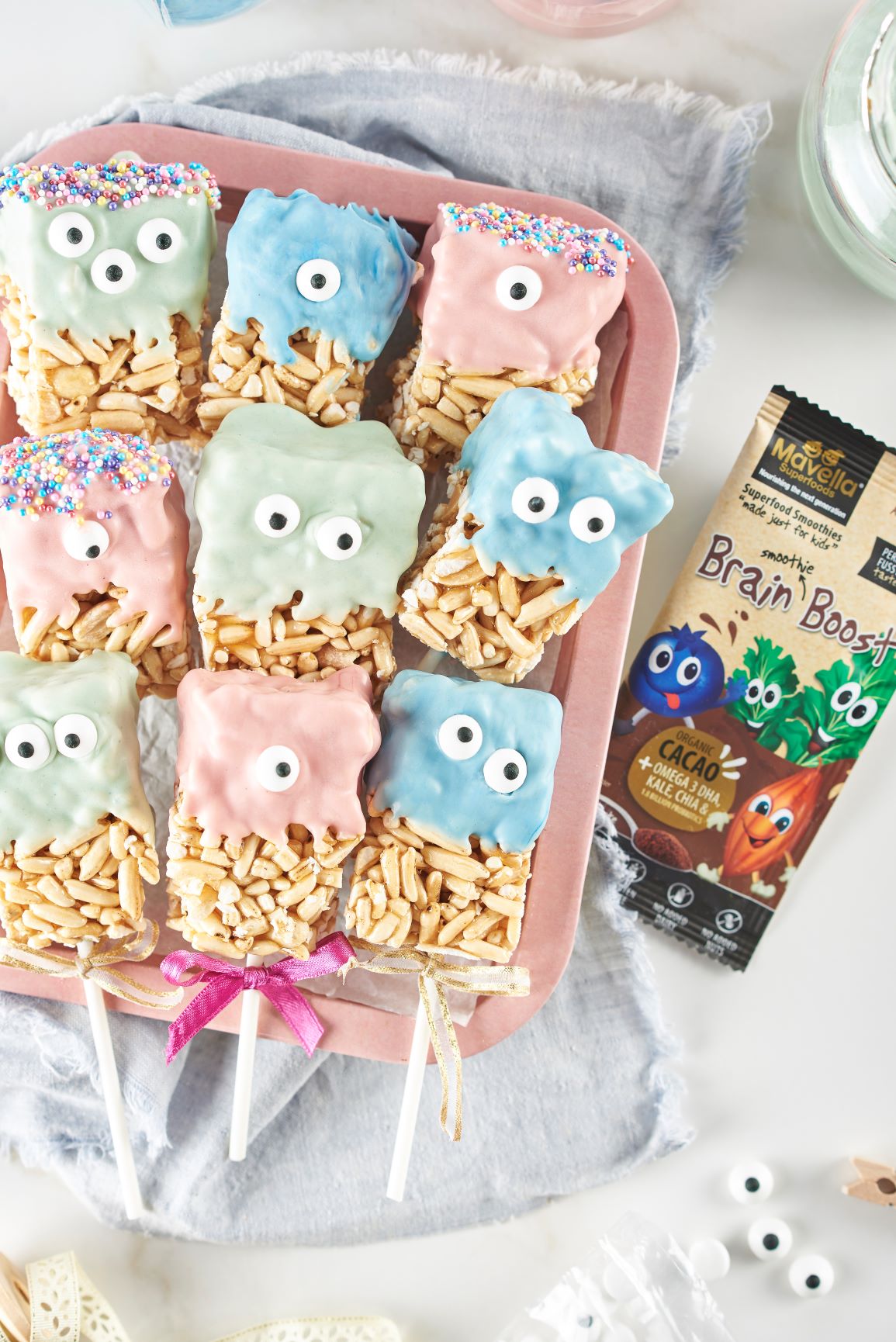 Rice Bubble Halloween Monsters