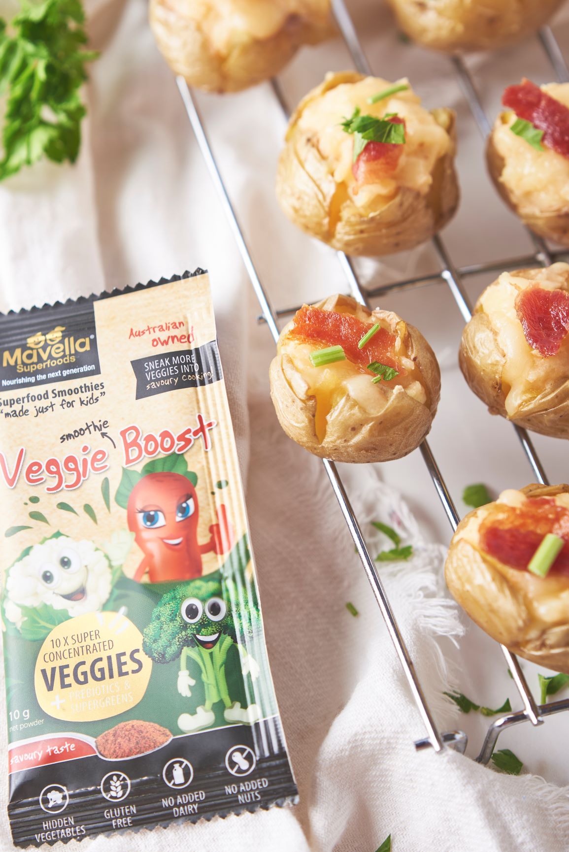 Mini Cheesy Jacket Potatoes