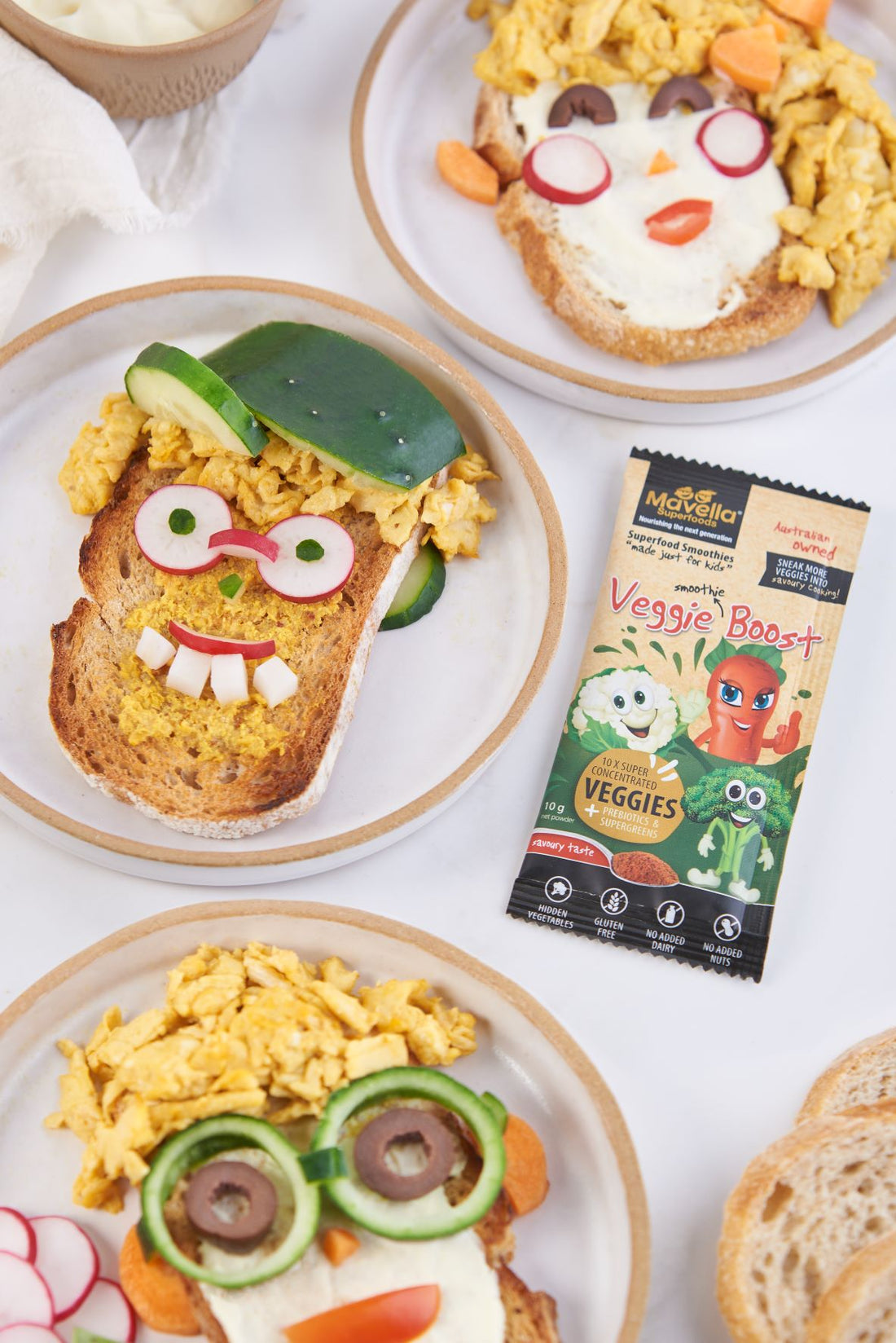 Scrambled eggs - Faces