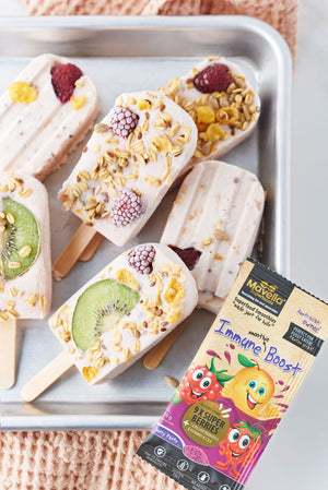 Yoghurt granola & fruit pops