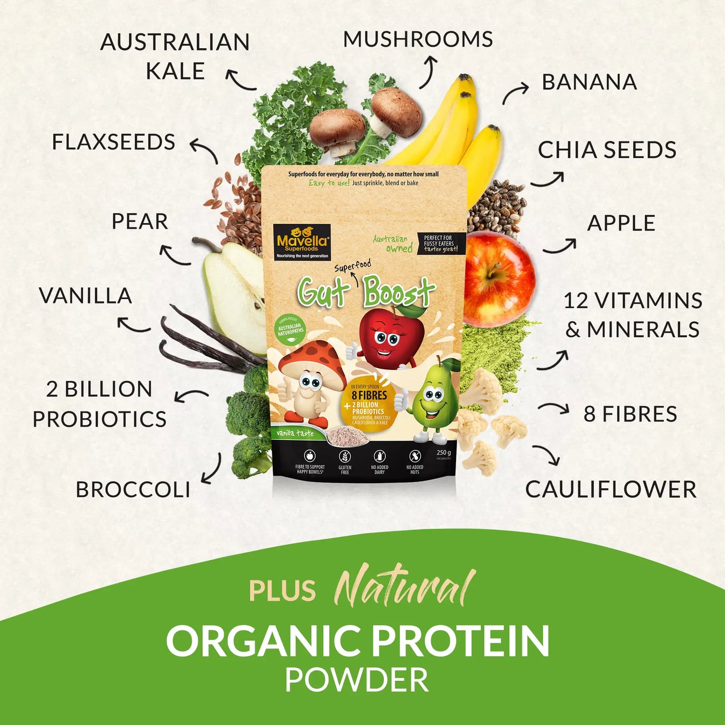 Sample Pack - Kids Superfoods Smoothies - 12 Sachets - Mavella Superfoods