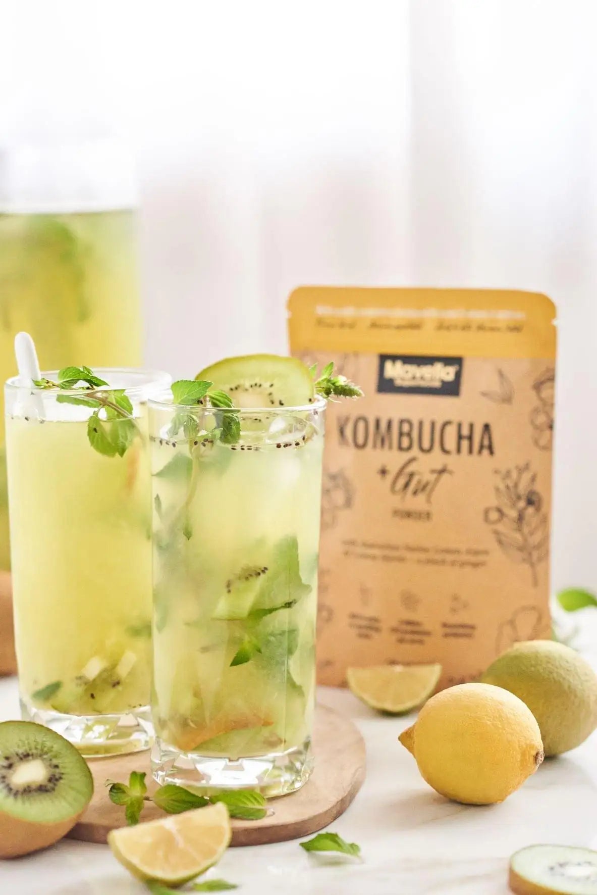 Kombucha Gut Powder - Makes 25 Drinks - Mavella Superfoods