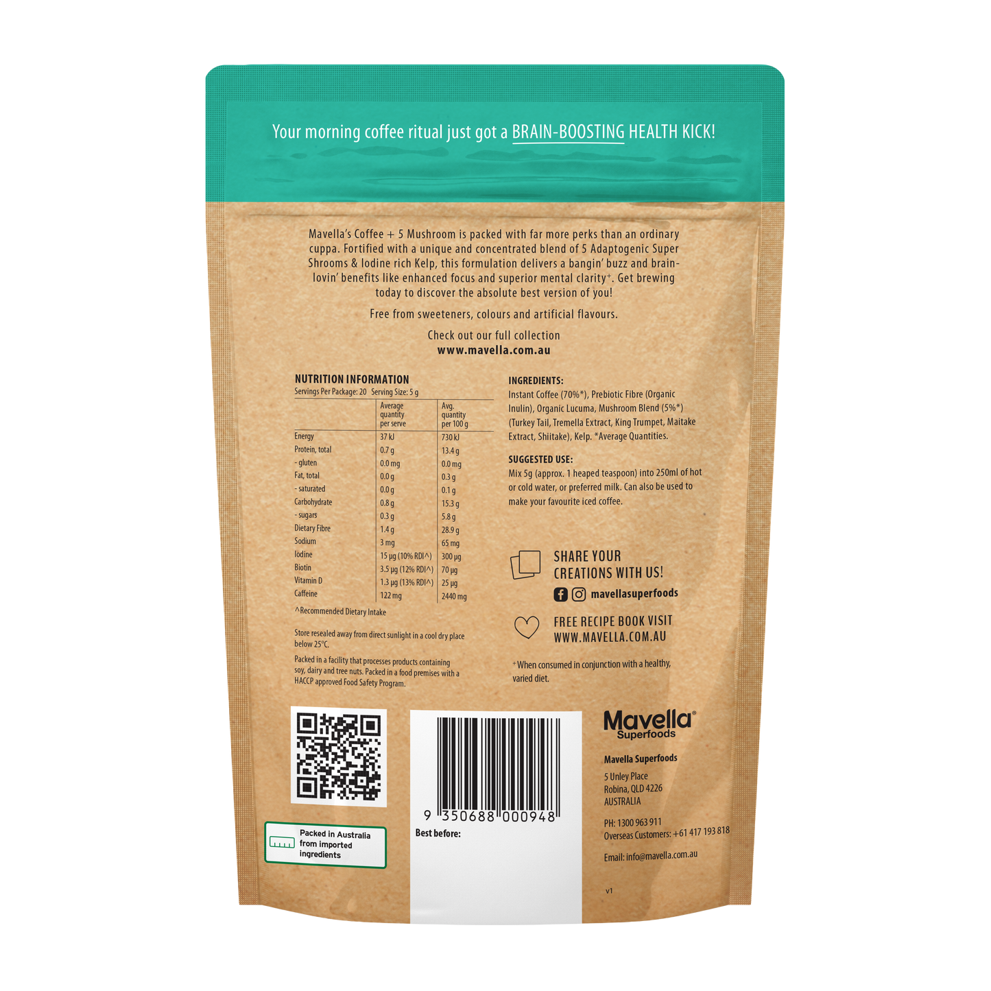 Mushroom Instant Coffee 100g